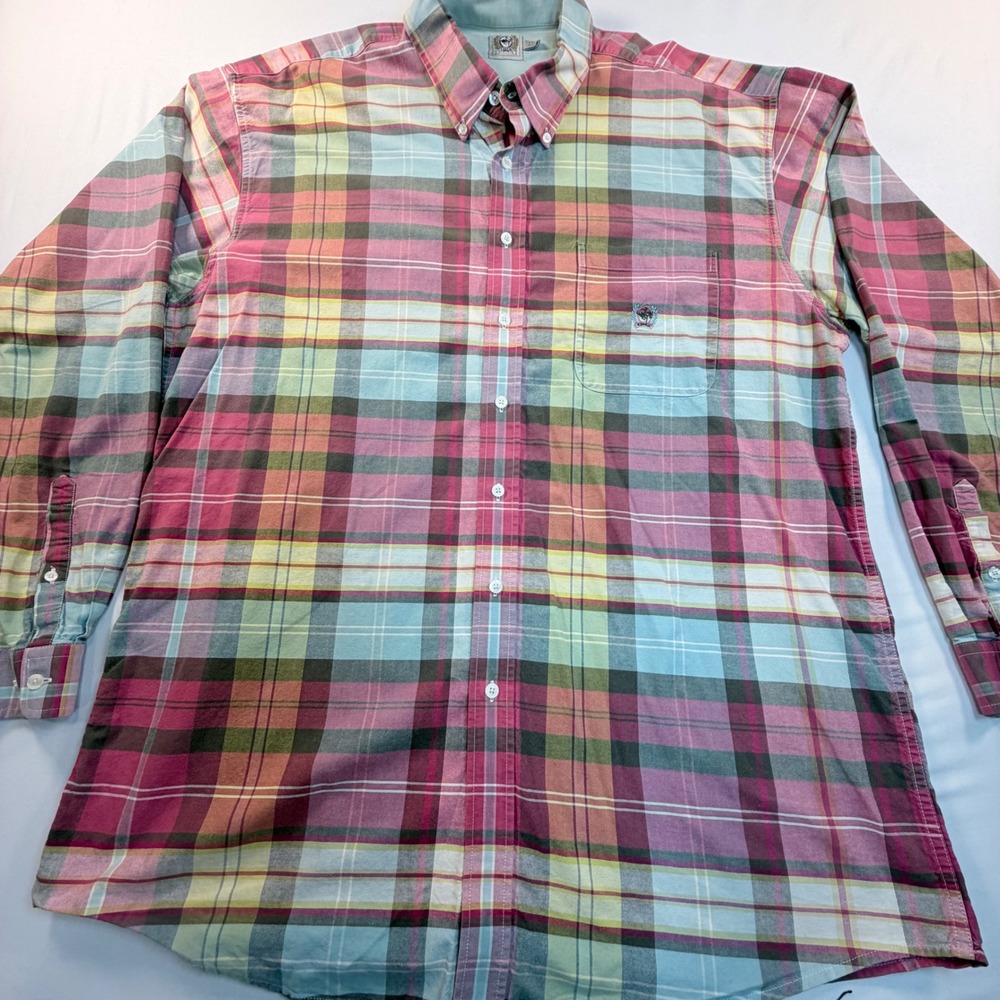Cinch Western Shirt Mens XXL Plaid Button Down Cotton Cowboy Rodeo Casual